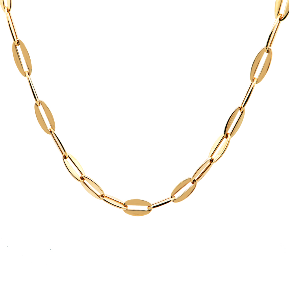 Κολλιέ αλυσίδα πολύ εντυπωσιακή από κίτρινο χρυσό 18k